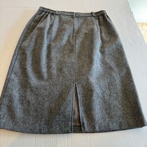 Y2k Vtg NYCC‎ New York Clothing Co. 100% Wool Skirt Size 16 Vintage A-Line USA